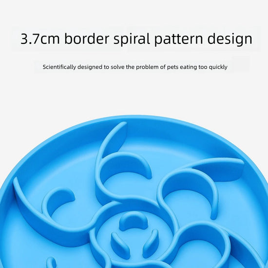 Silicone Pet Dog Slow Feeder Bowl Anti-tip Feature Non Slip Anti-Gulping for Large Medium Small Dogs Puppy and Cats