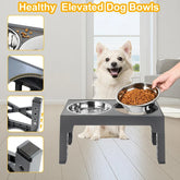 Elevated Dog Feeder with slow food bowl