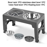 Elevated Dog Feeder with adjustable stand