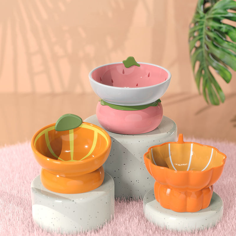 Ceramic Dog Bowl for French Bulldogs