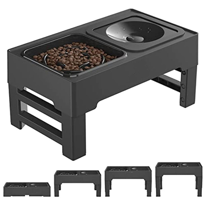 Adjustable Elevated Dog Bowl for dogs