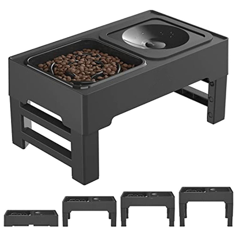 Adjustable Elevated Dog Bowl for dogs