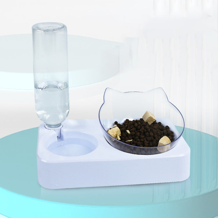 Elevated Double Dog Bowl for French Bulldogs