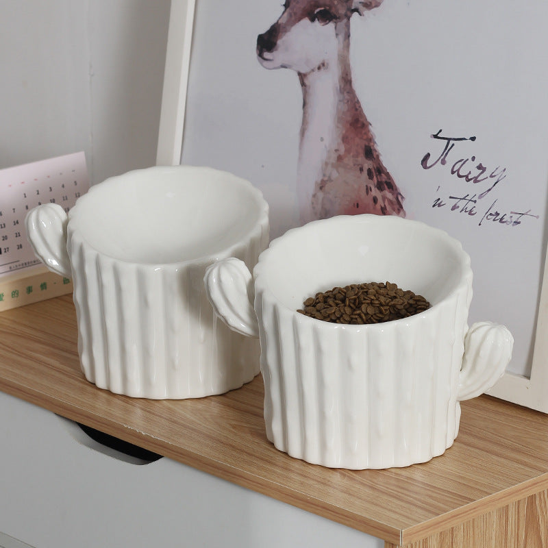 Elevated Double Dog Bowl for small dogs