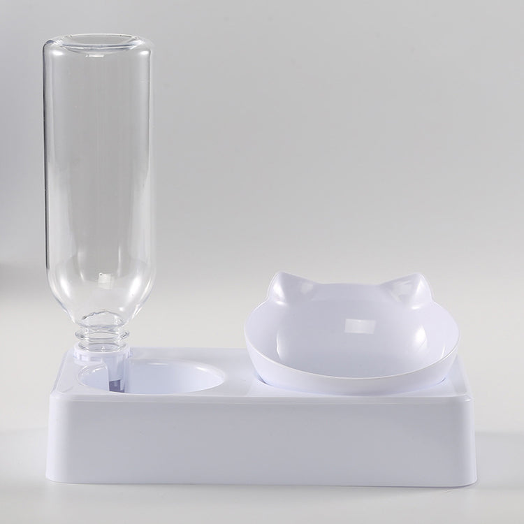 Elevated Double Dog Bowl for flat-faced dogs