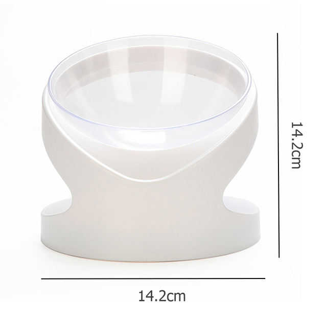 Sloping Mouth Pet Bowl elevated design