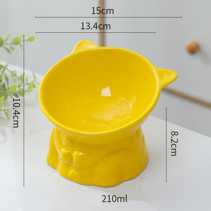 Elevated Ceramic Dog Bowl for small dogs
