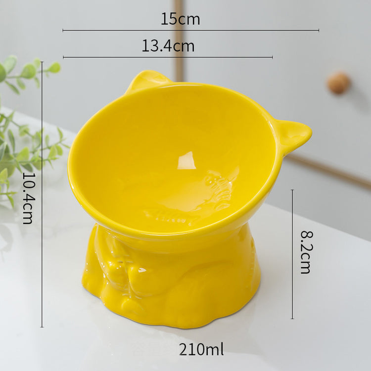 Elevated Ceramic Dog Bowl for small dogs
