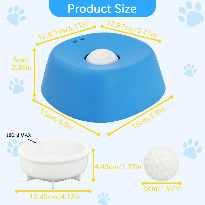 Slow Feeder Dog Bowl for small dogs