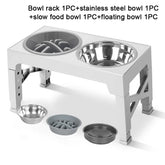 Elevated Dog Feeder with adjustable stand