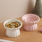 Elevated Slow Feeder Dog Bowl for flat-faced dogs