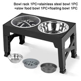 Elevated Dog Feeder with adjustable stand