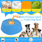 Slow Feeder Dog Bowl with lick mat