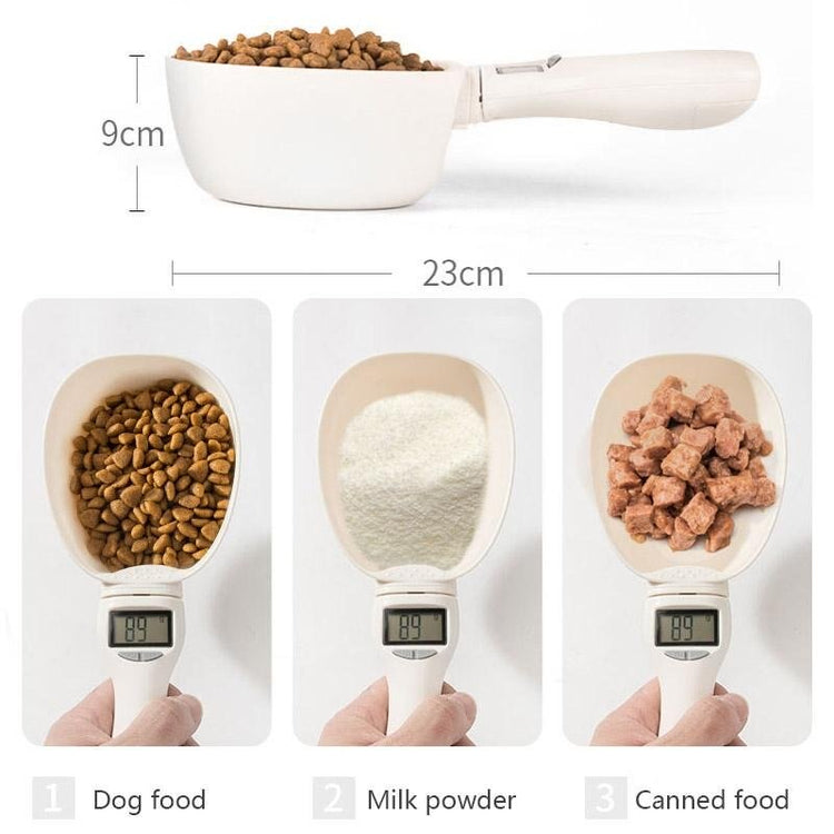 Pet Food Measuring Spoon with LED display