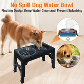 Elevated Dog Feeder with slow food bowl