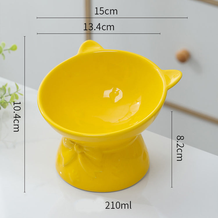 Elevated Ceramic Dog Bowl for small dogs