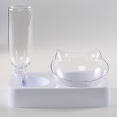 Elevated Double Dog Bowl for French Bulldogs