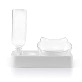 Elevated Double Dog Bowl side view