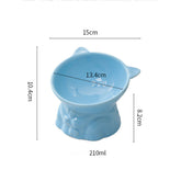 Elevated Ceramic Dog Bowl for small dogs