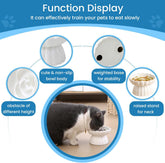 Elevated Slow Feeder Dog Bowl for flat-faced dogs