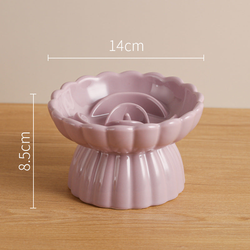 Elevated Slow Feeder Dog Bowl for small dogs