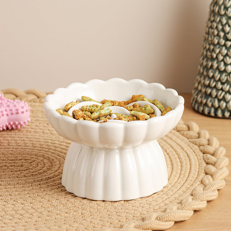 Elevated Slow Feeder Dog Bowl for flat-faced dogs